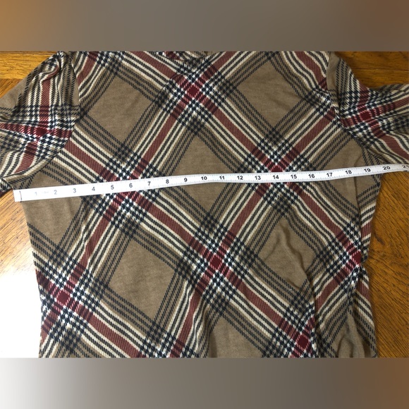 Plaid Light-Weight Sweater Dress Medium - Picture 3 of 5